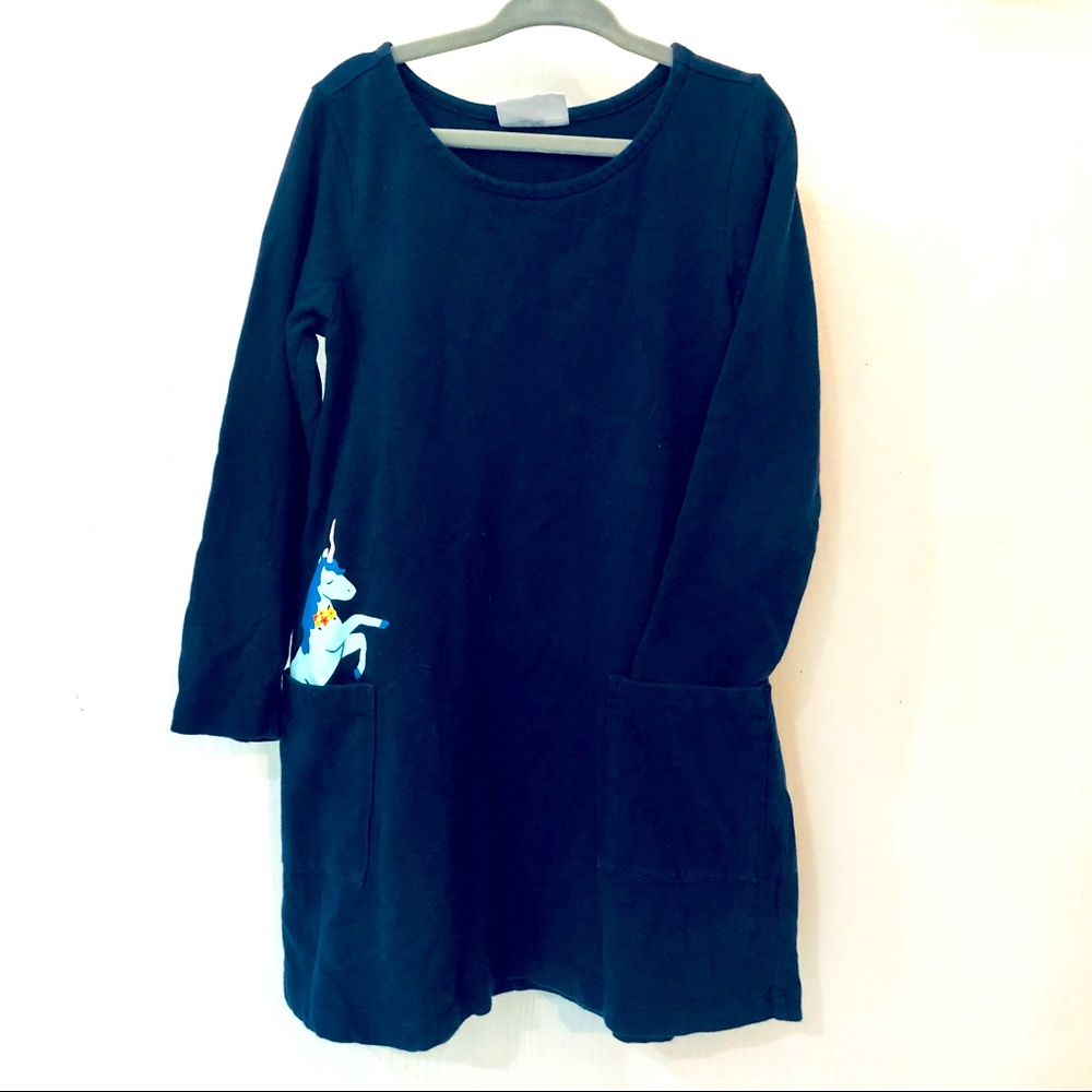 Hanna Anderson US 5 110cm Unicorn Pocket Dress or Tunic